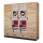 Armadio con specchio SANNA 200x215 cm quercia craft