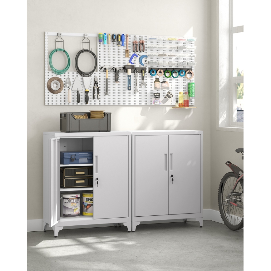 Armadio da ufficio KAZE 80x40 cm, bianco