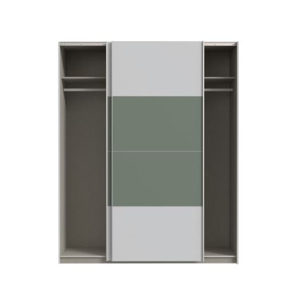 Armadio KARO 170x210 cm grigio/verde