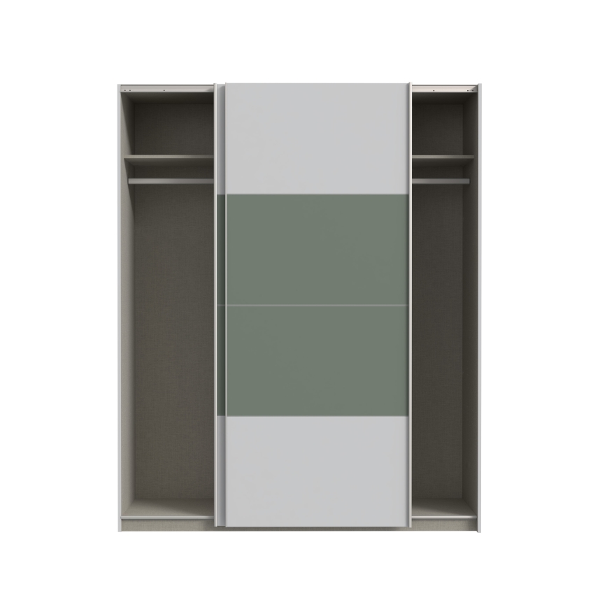 Armadio KARO 170x210 cm grigio/verde