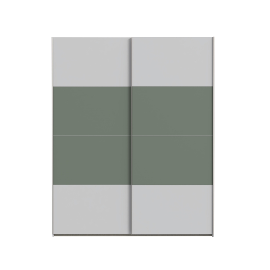 Armadio KARO 170x210 cm grigio/verde