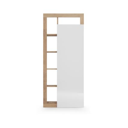 Armadio LENOR 91x209 cm bianco/marrone