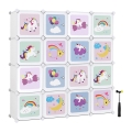 Armadio modulare per bambini con contenitori ANET colorato