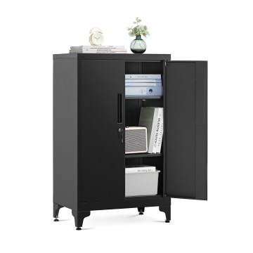 Armadio per ufficio KAZE 60x40 cm nero