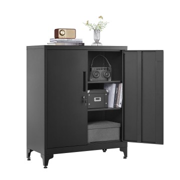Armadio per ufficio KAZE 80x40 cm, nero