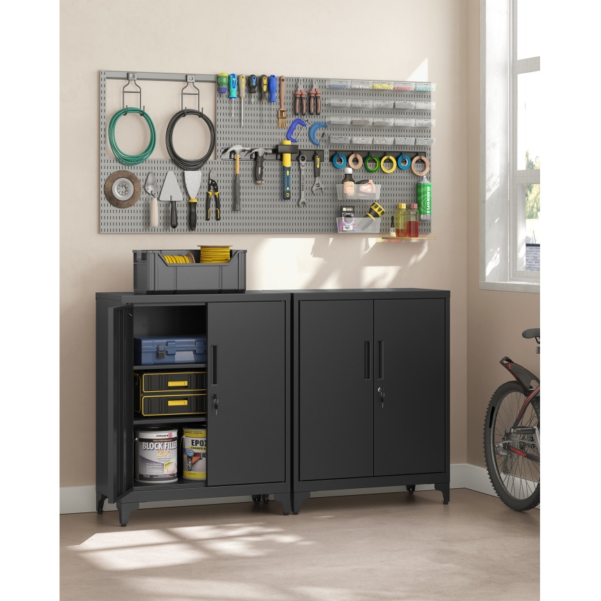 Armadio per ufficio KAZE 80x40 cm, nero
