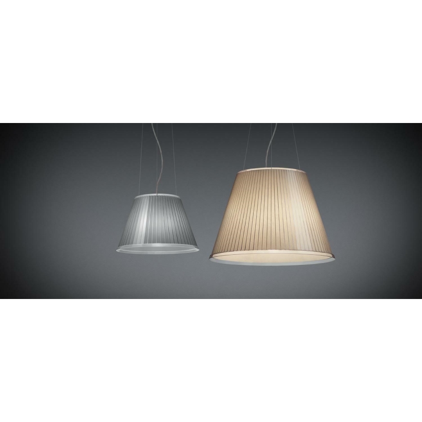 Artemide 1124020A - Lampadario a sospensione con filo CHOOSE MEGA 3xE27/12W/230V diametro 55 cm beige