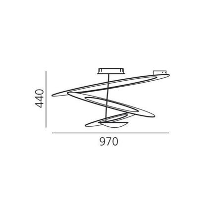 Artemide 1242010A - Plafoniera PIRCE 1xR7s/11W/230V bianco