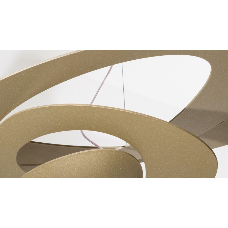 Artemide 1249020A - Lampadario a sospensione con filo LED dimmerabile PIRCE LED/27W/230V 3000K oro