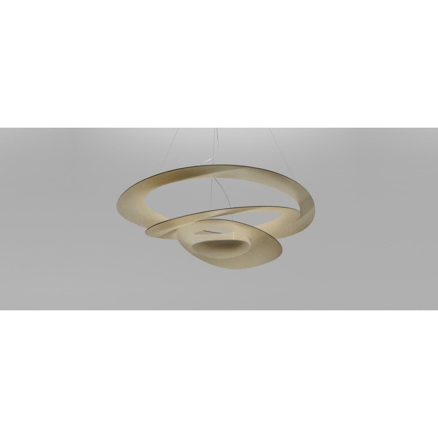 Artemide 1254120A - Lampadario a sospensione con filo LED dimmerabile PIRCE LED/44W/230V 3000K oro