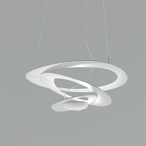 Artemide 1256110A - Lampadario a sospensione con filo LED dimmerabile PIRCE LED/44W/230V 3000K bianco