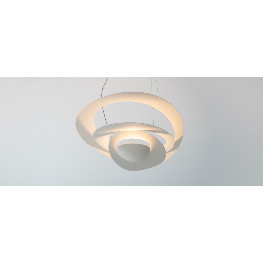 Artemide 1256110A - Lampadario a sospensione con filo LED dimmerabile PIRCE LED/44W/230V 3000K bianco