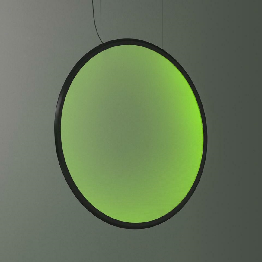 Artemide 1994330APP - LED RGBW Lampadario dimmerabile a sospensione con filo DISCOVERY LED/79W/230V 2700-6500K nero