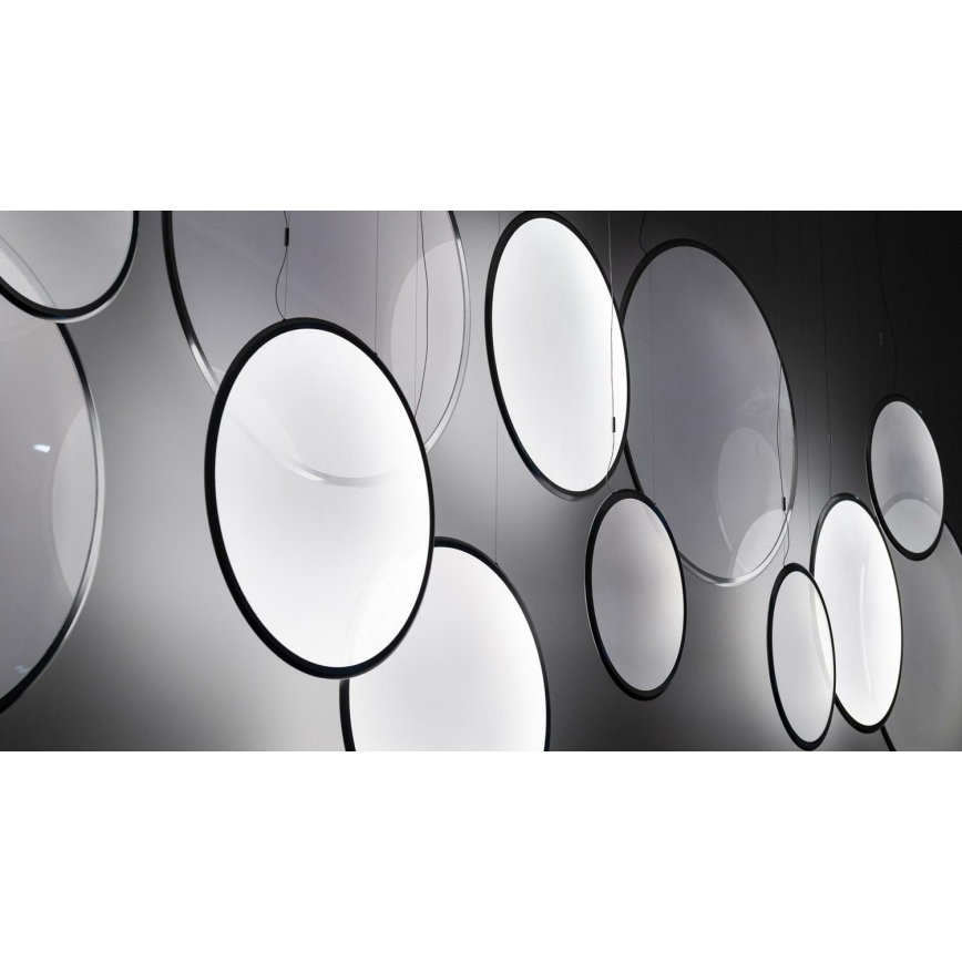 Artemide 1994330APP - LED RGBW Lampadario dimmerabile a sospensione con filo DISCOVERY LED/79W/230V 2700-6500K nero