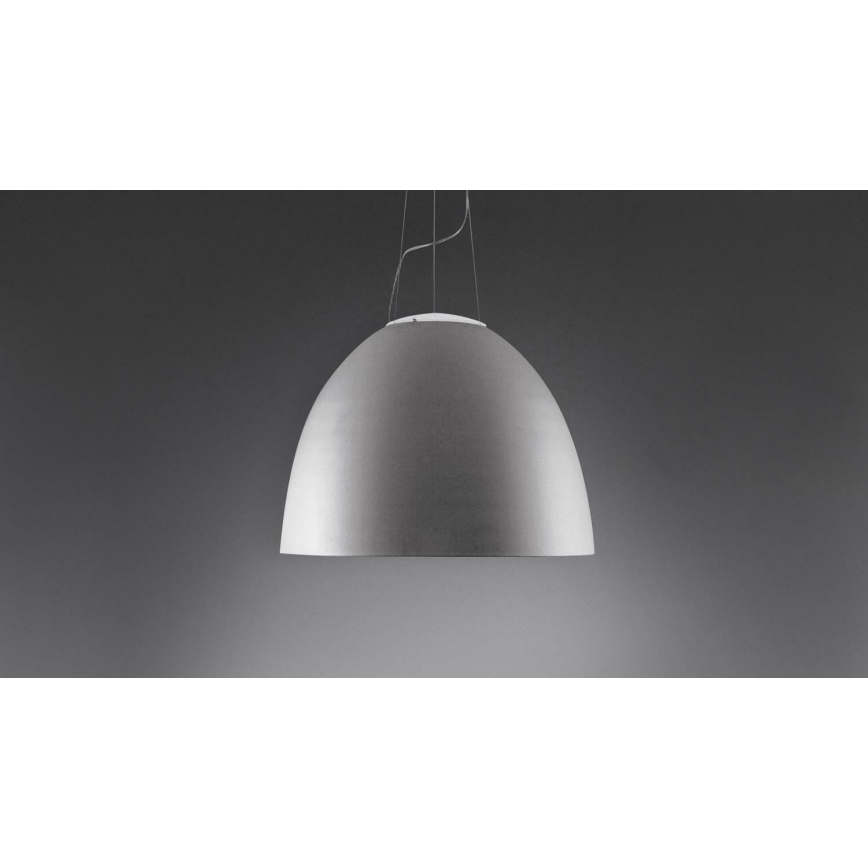 Artemide A242910 - Lampadario a sospensione con filo NUR 2xR7s/11W/230V grigio