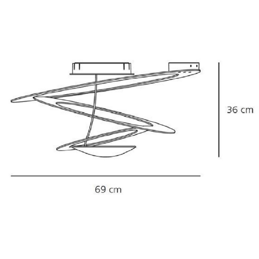 Artemide - Plafoniera dimmerabile PIRCE MINI 1xR7s/330W/230V