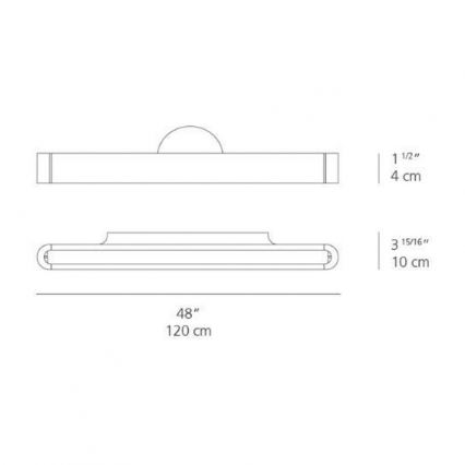 Artemide AR 1917020A - Applique a LED TALO 120 1xLED/51W/230V