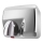 Asciugatore per mani 26x23 cm in acciaio inox, finitura argento