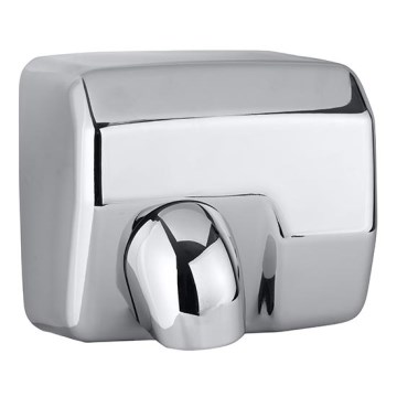 Asciugatore per mani 27x24 cm in acciaio inox/argento