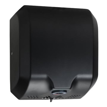 Asciugatore per mani 29,5x32 cm acciaio inossidabile/nero