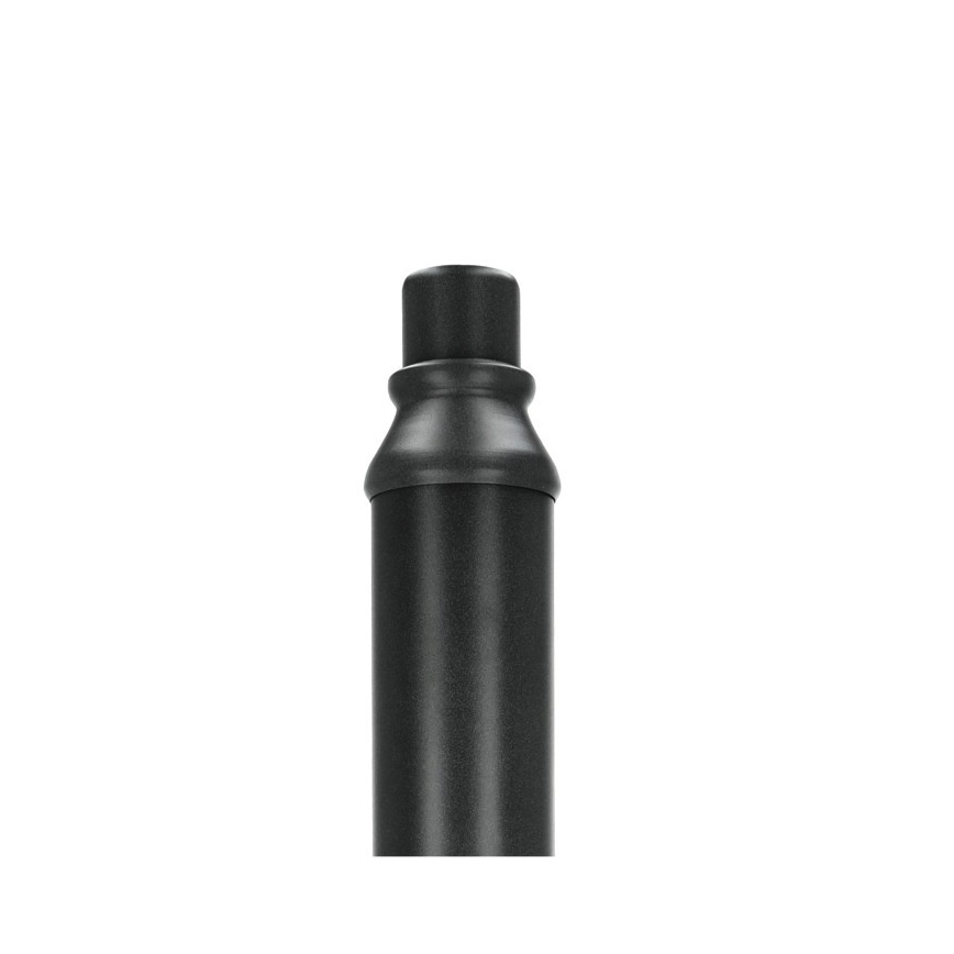 Asta metallica per palo d'illuminazione esterno BASE, 3 m, nera