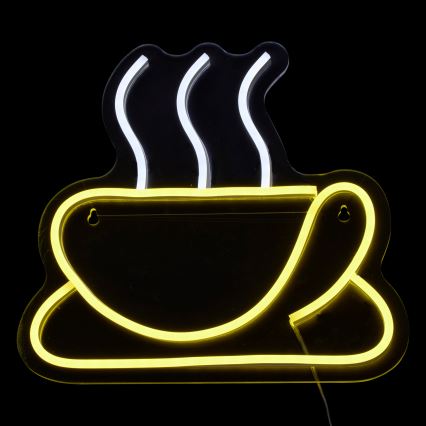 Atmosphera - Decorazione da parete LED effetto neon CAFÉ LED/5V