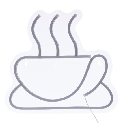 Atmosphera - Decorazione da parete LED effetto neon CAFÉ LED/5V