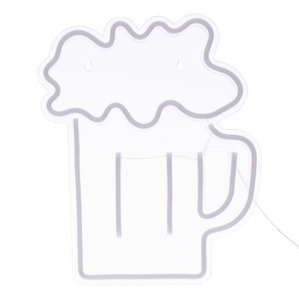 Atmosphera - Decorazione murale in neon a LED BEER LED/5V