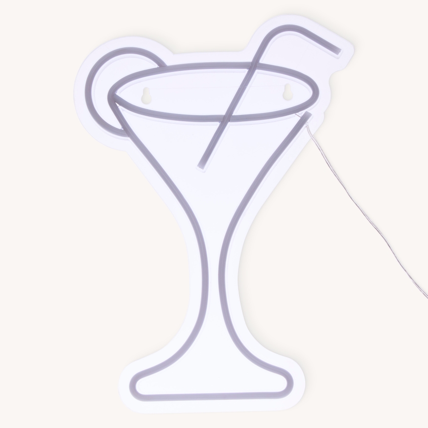 Atmosphera - Decorazione murale in neon LED COCTAIL LED/5V