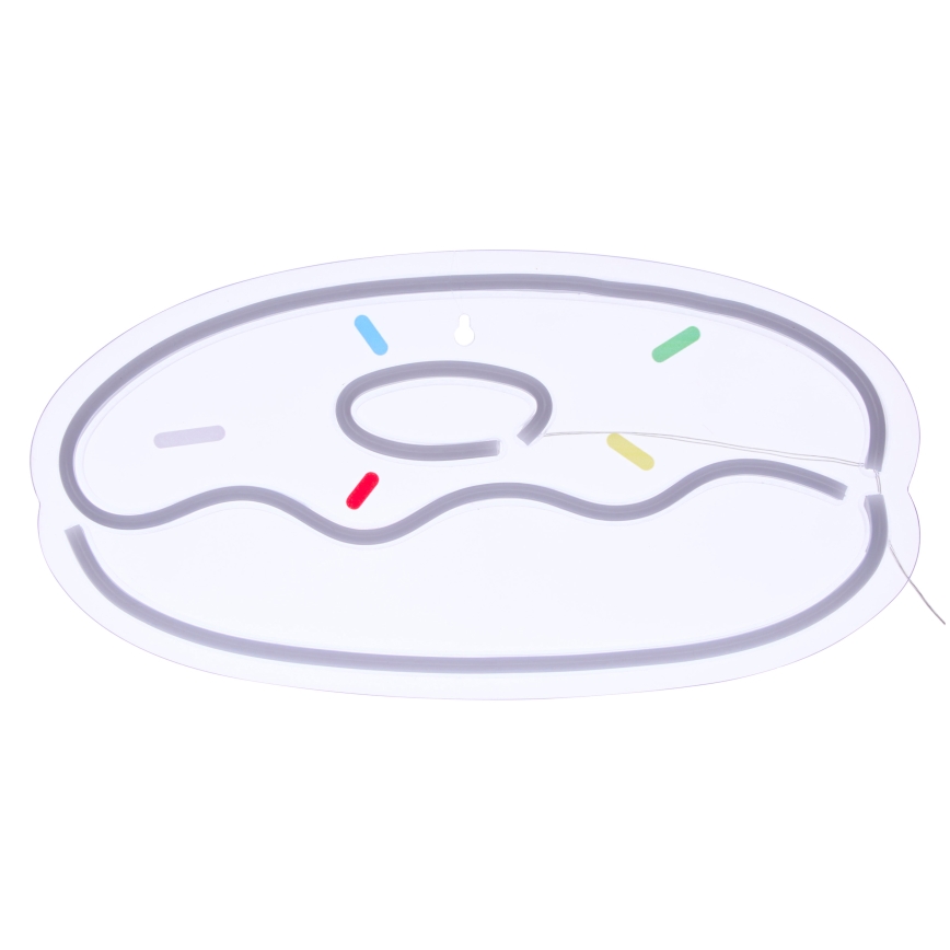 Atmosphera - decorazione murale in neon LED DONUT LED/5V