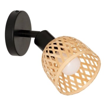 Atmosphera - Faretto da parete LIO 1xE27/25W/230V in bambù