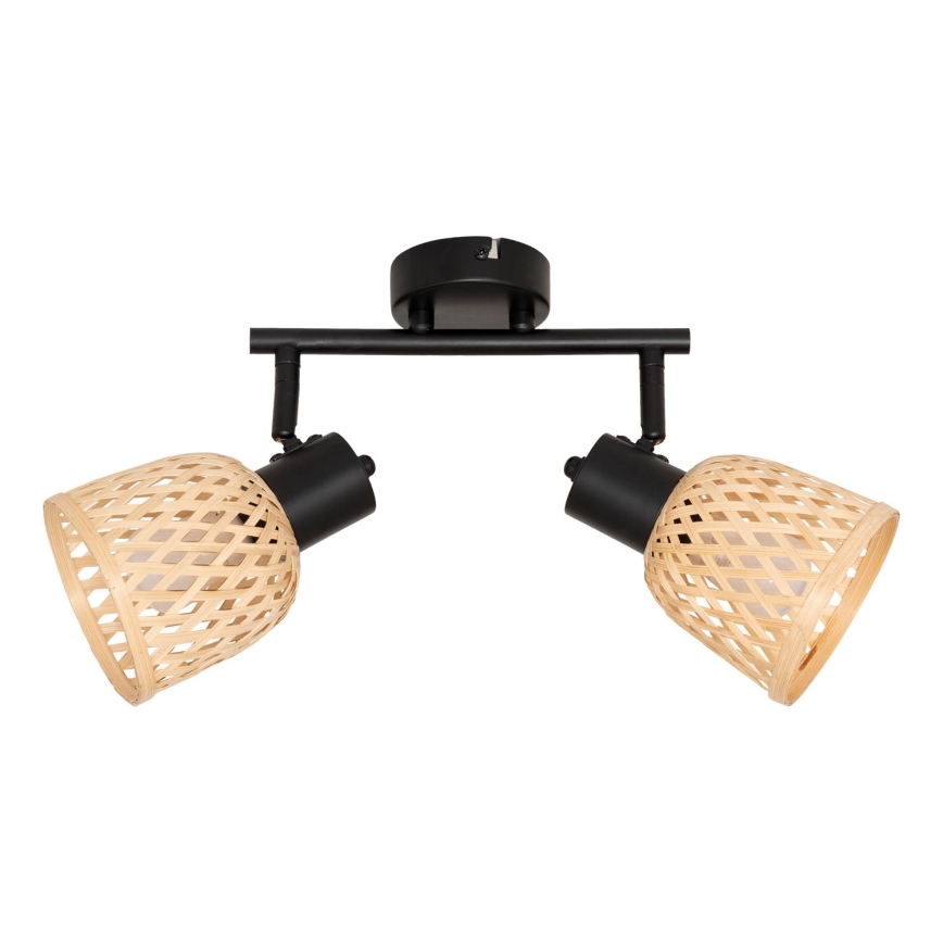 Atmosphera - Lampada a soffitto LIO 2xE27/25W/230V in bambù