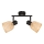 Atmosphera - Lampada a soffitto LIO 2xE27/25W/230V in bambù