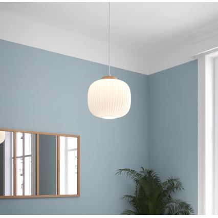 Atmosphera - Lampada a sospensione su cavo TRAVIS 1xE27/25W/230V pino