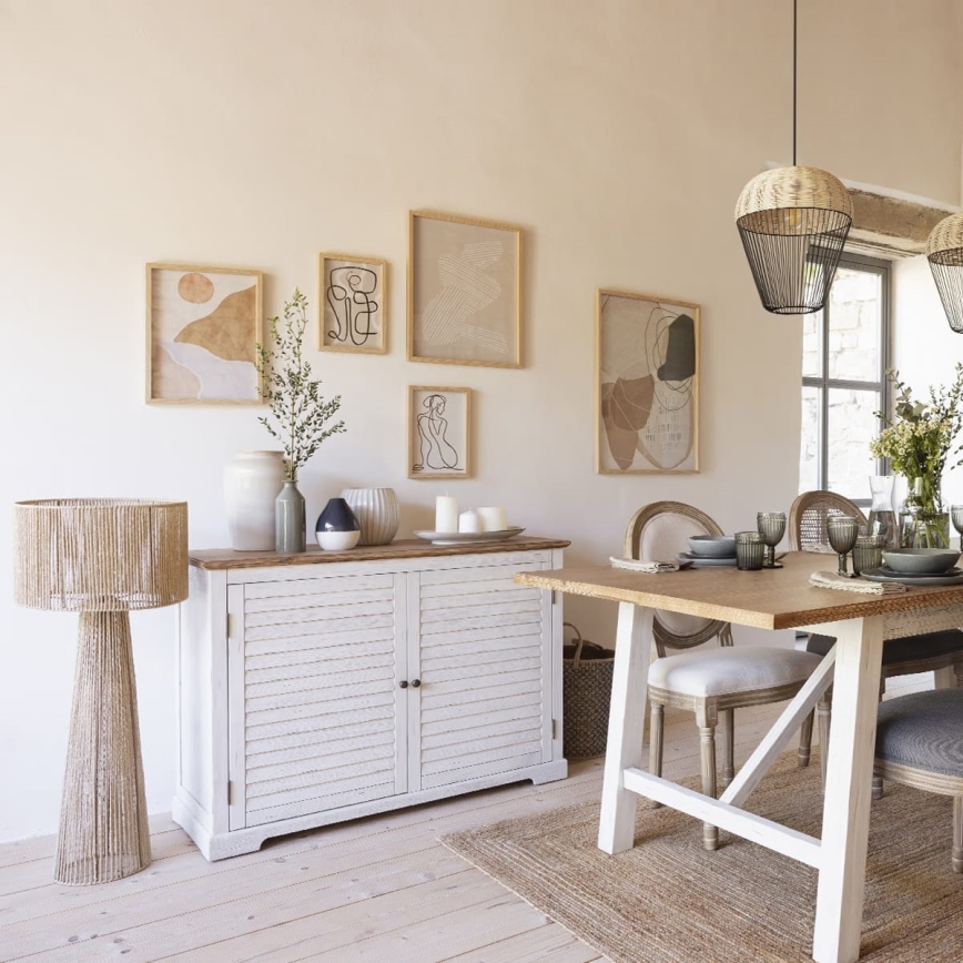 Atmosphera - Lampada con piedistallo ADRIA 1xE27/40W/230V