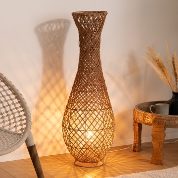 Atmosphera - Lampada con piedistallo ELOISE 1xE27/40W/230V rattan