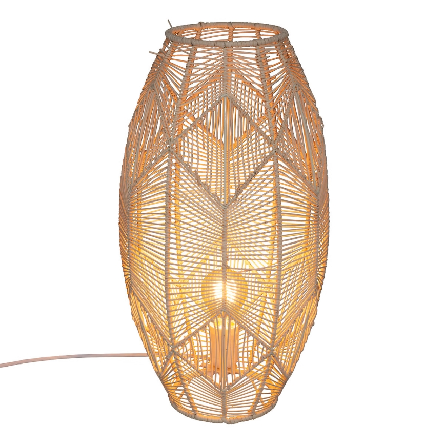 Atmosphera - Lampada con piedistallo KITA 1xE27/40W/230V rattan