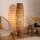 Atmosphera - Lampada con piedistallo SAND 1xE27/40W/230V faggio/giacinto d'acqua