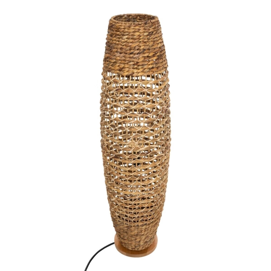 Atmosphera - Lampada con piedistallo SAND 1xE27/40W/230V faggio/giacinto d'acqua