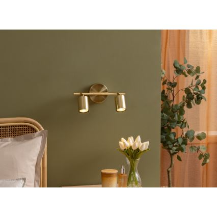Atmosphera - Lampada da incasso VICO 2xGU10/25W/230V dorata