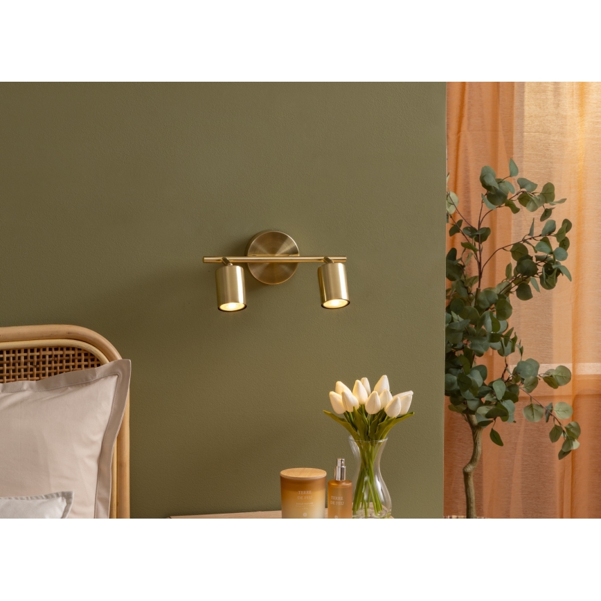Atmosphera - Lampada da incasso VICO 2xGU10/25W/230V dorata