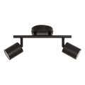 Atmosphera - Lampada da incasso VICO 2xGU10/25W/230V nera