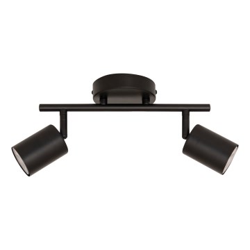 Atmosphera - Lampada da incasso VICO 2xGU10/25W/230V nera