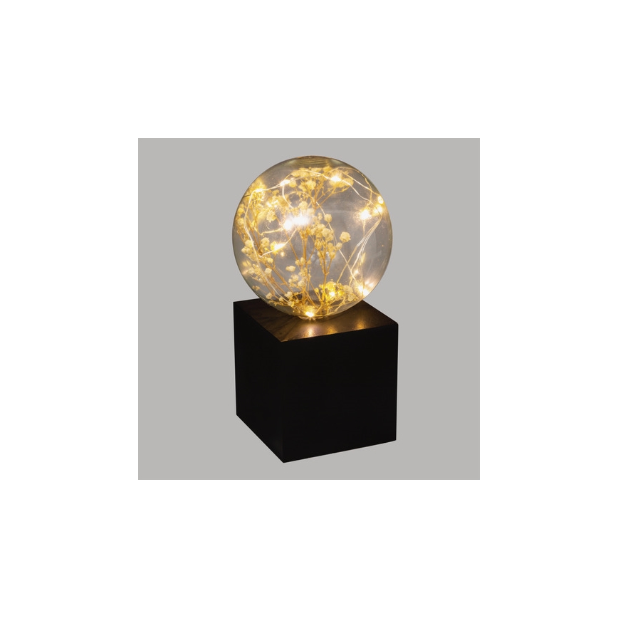 Atmosphera - lampada da tavolo a LED MICRO LED/2xAAA antracite