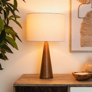 Atmosphera - Lampada da tavolo AINA 1xE27/25W/230V pino