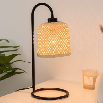 Atmosphera - Lampada da tavolo ALI 1xE27/25W/230V bambù