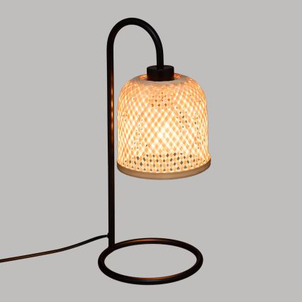 Atmosphera - Lampada da tavolo ALI 1xE27/25W/230V bambù