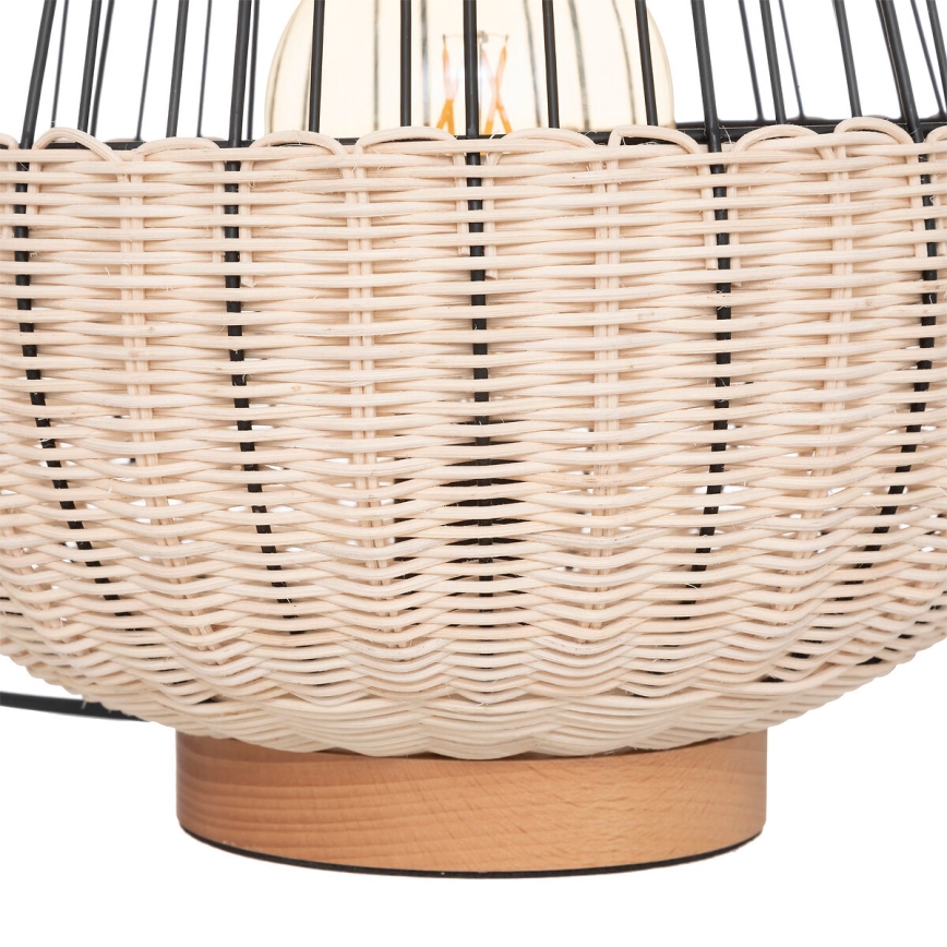Atmosphera - Lampada da tavolo ANEA 1xE27/40W/230V rattan