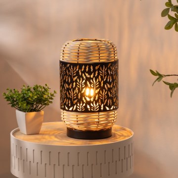 Atmosphera - Lampada da tavolo CALY 1xE27/40W/230V rattan