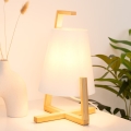 Atmosphera - Lampada da tavolo GONG 1xE14/40W/230V bambù